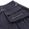 Goth Cross Embroidered Black Skirts Gothic Grunge Vintage Lace Velvet Emo Alt Skirt Fairy Grunge High Waist A Line Mini Skirt view 4