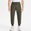 DEVOROPA Boys Joggers Lightweight Hiking Cargo Pants Water Resistant UPF 50+ Quick Dry Youth Kids Athletic Running Pants Green M view 2