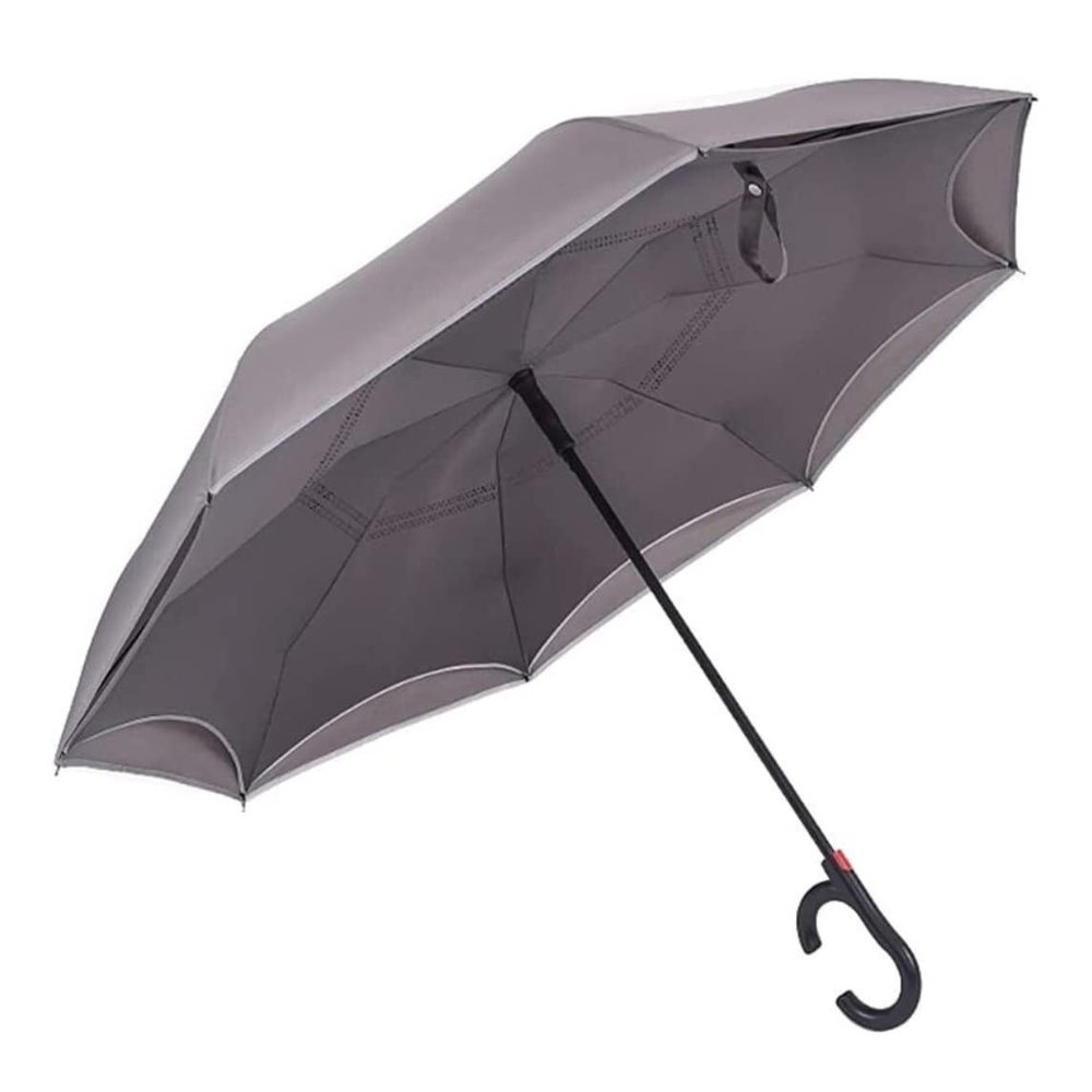 ZAEGO Umbrellas for Rain Umbrella Windproof for Car Golf Umbrella Inverted Umbrella Double Layer Travel Rain Umbrellas Umbrellas for Rain Windproof