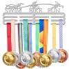 SUPERDANT Triathlon Medal Hanger Display Platinum 60+ Competition Medal Holder Frame Iron Medal Hook for Competition Medal Holder Display Wall Hanging Athlete Gift view 1