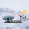 BESPORTBLE 2pcs Compact Ice Rod Holder for Spud Bar Ice Fishing Winter Seat for Lure Fishing Stick Portable Poles Set view 2