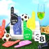 Sinmoe 24 Pcs Mini Foam Finger Baseball Fan Mini Foam Finger, We're #1 Sports Themed Party Supplies for Baseball Hockey Football Basketball Events Team Gifts(Multi Colors) view 4