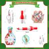 Deekin Bowling Party Favors 12 Pcs Pin Keychain 12 Pcs Ballpoint Pen Mini Bowling Set 50 Pcs Stickers for Goodie Bag Fillers and Small Prizes view 2
