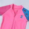 Kids Wetsuit for Girls Boys Neoprene Full Body Thermal Warm Swimsuit Surf Suit Children One Piece Long Sleeve Sun Protection Swimwear for Scuba Diving Snorkeling Beach Water Sports Pink 3-4 Years view 3
