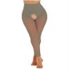 Daenrui Woman's Oil Glossy Pantyhose Tights Hollow Out Thigh High Suspender Stocking Footed Legging Type 10 One Size view 2