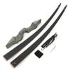 Takedown Wooden Recurve Bow 60inch for Adults Hunting Target 20Lbs-60Lbs Longbow Right Hand Bow (25Lbs, Grey) view 4