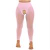 Daenrui Woman's Oil Glossy Pantyhose Tights Hollow Out Thigh High Suspender Stocking Footed Legging Type 16 One Size view 1