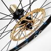 Chooee 160mm 180mm 203mm Bike Disc Brake Rotor 2PCS MTB Disc Rotor For Mountain Bike.Gold view 4