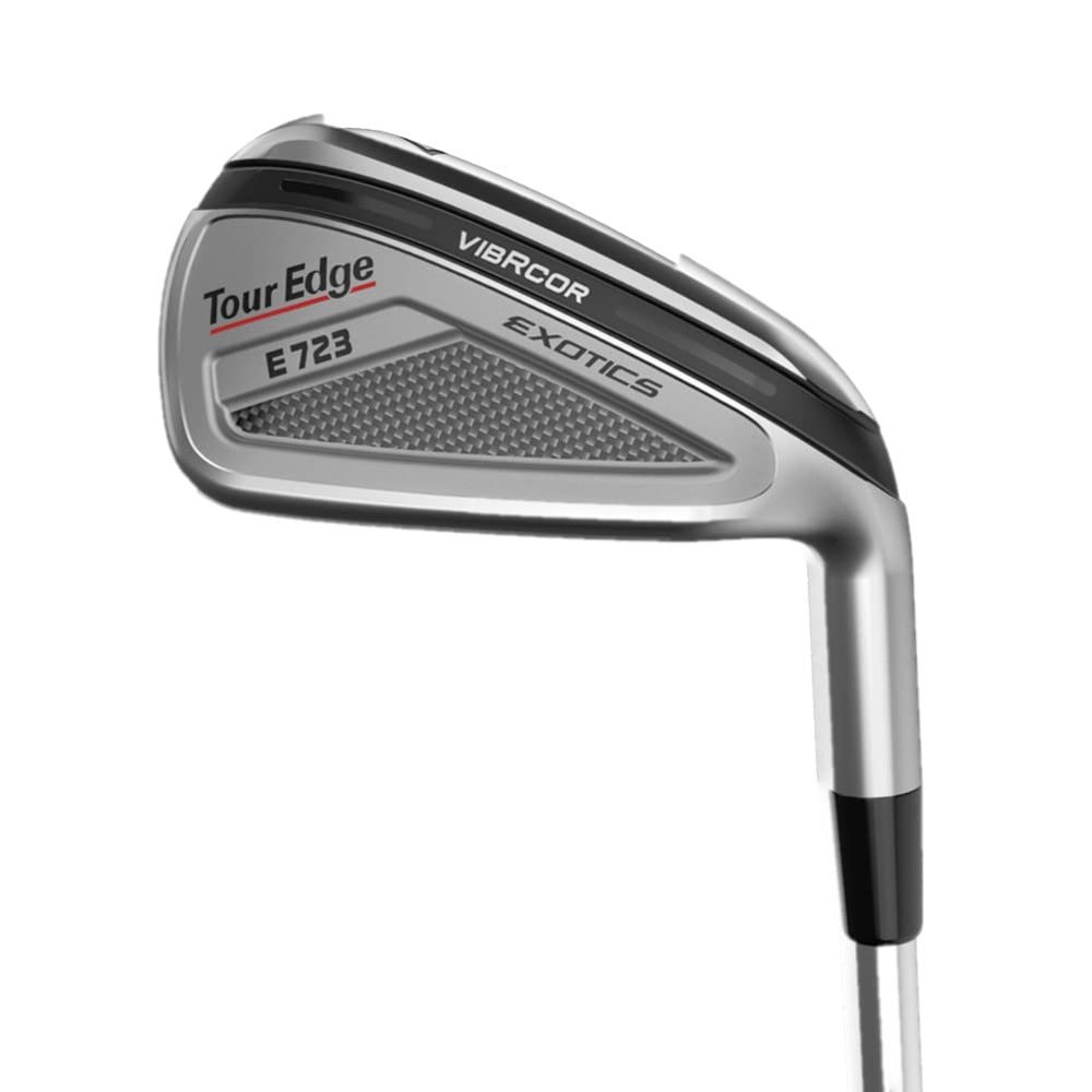 2023 Tour Edge Exotics E723 Iron Set RH 6-PW, AW, GW Steel Stiff