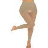 Daenrui Woman's Oil Glossy Pantyhose Tights Hollow Out Thigh High Suspender Stocking Footed Legging Type 12 One Size view 4