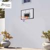 Soozier Wall Mounted Basketball Hoop with 45" x 29" Shatter Proof Backboard, Durable Rim and All-Weather Net for Indoor and Outdoor Use view 2