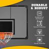 Soozier Wall Mounted Basketball Hoop with 45" x 29" Shatter Proof Backboard, Durable Rim and All-Weather Net for Indoor and Outdoor Use view 4