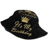 King Birthday Bucket Hat Fisherman Hat Beach Travel Sun Hat Outdoor Cap for Adults Men Women view 2