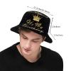 King Birthday Bucket Hat Fisherman Hat Beach Travel Sun Hat Outdoor Cap for Adults Men Women view 3