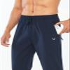 NORTHYARD Men's Athletic Pants Running Workout Joggers Lightweight Gym Jogging Track Casual Sweatpants with Zipper Pockets Navy L view 3