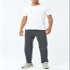 NORTHYARD Men's Athletic Pants Running Workout Joggers Lightweight Gym Jogging Track Casual Sweatpants with Zipper Pockets Darkgrey XL view 3