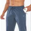 NORTHYARD Men's Athletic Pants Running Workout Joggers Lightweight Gym Jogging Track Casual Sweatpants with Zipper Pockets Coolgrey M view 2