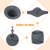 Bucket hat for Women Men Waterproof Wide Brim Sun Hats Foldable Boonie Safari Fishing Hiking Beach Hats Army Green view 2
