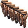 Skylety 6 Pairs Fishnet Stockings for Women Plus Size Thigh-high Tights Stockings Suspender Pantyhose Garter Belts(X-Large-xx-large,Elegant Black) view 1