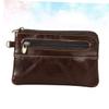 1pc Small Womens Wallet Billeteras De Hombres Cuero Original Zipper for Men Leather Change Purse Mini Business Wallet Mini Pouch Wallet Coin Purse Leather Bag Men Handbag view 3