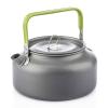 Lixada Camping Kettle 0.8L/1.2L/1.6L for Boiling Water, Coffee Pot Tea Kettle Aluminum Alloy Teapot with Silicon Handle Carry Bag for Hiking Outdoor Picnic view 1