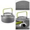 Lixada Camping Kettle 0.8L/1.2L/1.6L for Boiling Water, Coffee Pot Tea Kettle Aluminum Alloy Teapot with Silicon Handle Carry Bag for Hiking Outdoor Picnic view 2