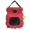Solar Shower Bag,5 Gallons/20L Solar Heating Camping Shower Bag with Removable Hose and On-Off Switchable Shower Head,Solar Shower for Camping Beach Swimming Outdoor Traveling Hiking (Red) view 1
