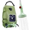 Solar Shower Bag,5 Gallons/20L Solar Heating Camping Shower Bag with Removable Hose and On-Off Switchable Shower Head,Solar Shower for Camping Beach Swimming Outdoor Traveling Hiking (Green) view 1