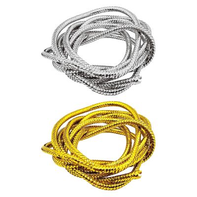 B Baosity 2Pcs 1 M Mylar Braid Tubing Fly Tying Materials 0.3cm Braid Mylar Tube for Fly Tying Lure Making Supplies