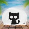 Silicone Swim Hat, 2Pcs Cartoon Pattern Swimming Hat Waterproof Comfy Bathing Hats for Men Women Teens Long Short Hair(Cat) view 4