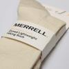 Merrell Unisex Zoned Lightweight Hiking Crew Sock 1 pair per pack, White,5-9.5 Women's /5-8.5 Men's view 4