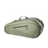 Wilson Team Tennis Racket Bag - Heather Green, Holds up to 6 Rackets view 1