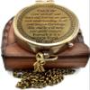 AASIYA Trust In The Lord With All Your Heart -Proverbs 3: 5-6 Quote Engraved-With Leather Case,Camping Compass, Gift Compass, Graduation Day Gifts-s 2023 Compass For Women Mens Boy Girls view 2
