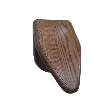 Deer European Euro Skull Mount Display, Wall Pedestal, Solid Wood (Dark Oak)