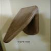 Deer European Euro Skull Mount Display, Wall Pedestal, Solid Wood (Dark Oak) view 3