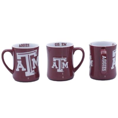 RFSJ Texas A&M Aggies Ceramic 16oz Relief (3D) Mug - One Mug Included