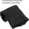 2 Pairs Wide Calf Plus Size Compression Socks with Zipper, 15-20mmHg Socks for Women Men,Reduces Swelling & Pain Nurses Running Pregnant Travel Flight (3XL, black) view 2