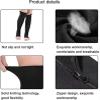 2 Pairs Wide Calf Plus Size Compression Socks with Zipper, 15-20mmHg Socks for Women Men,Reduces Swelling & Pain Nurses Running Pregnant Travel Flight (3XL, black) view 4