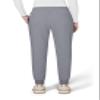 KOI Basics Gemma Women's 5-Pocket Stretch Jogger Platinum Grey Large Petite view 2