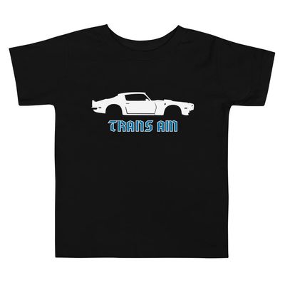 1970 Firebird Trans Am Muscle Car Collector Cars Custom Stencil Art Graphic T-Shirt | Car Enthusiast Gift Black