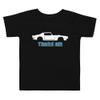 1970 Firebird Trans Am Muscle Car Collector Cars Custom Stencil Art Graphic T-Shirt | Car Enthusiast Gift Black