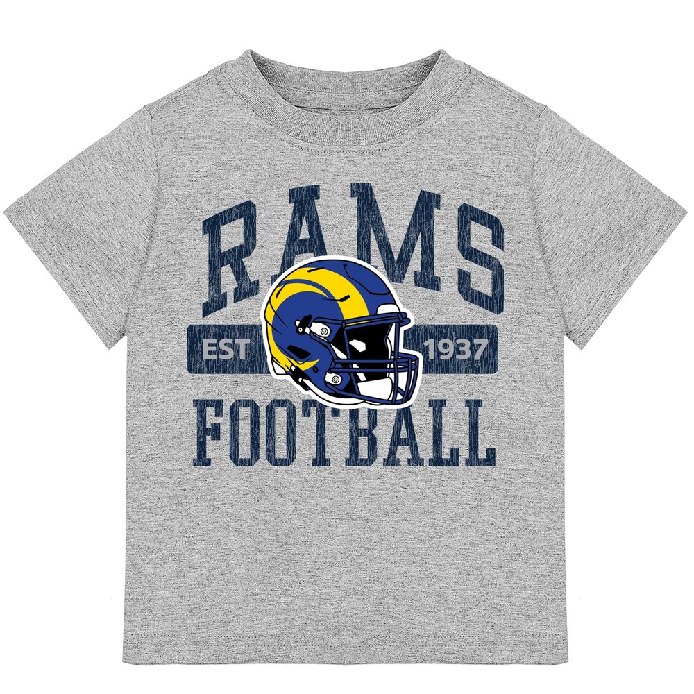 Gerber NFL Toddler Boys' Short Sleeve Tee Shirt, Los Angeles Rams, 4T Team Color