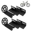 MZYRH Heavy Duty Bike Wall Mount, Stainless Steel, 2 Pack, Bicycle Storage Rack, Ideal for Road, Mountain or Hybrid Bikes