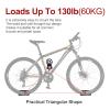 MZYRH Heavy Duty Bike Wall Mount, Stainless Steel, 2 Pack, Bicycle Storage Rack, Ideal for Road, Mountain or Hybrid Bikes view 4