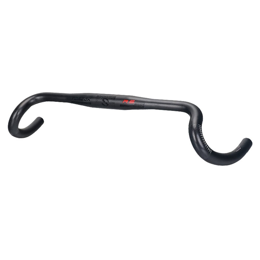 31.8mm Drop Bar Handlebar Aero Handlebars Full Carbon Fiber Road Bike Handlebar 400/420/440mm Lightweight Racer Bar for Road City Bikes Cruisers Long Distance Cycling,Black,400mm