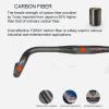 31.8mm Drop Bar Handlebar Aero Handlebars Full Carbon Fiber Road Bike Handlebar 400/420/440mm Lightweight Racer Bar for Road City Bikes Cruisers Long Distance Cycling,Black,400mm view 3