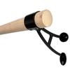 Balanoire Ballet Barre 3 FT Long 2.0 Diameter Black Brackets A, for Kids and Adults, Wall Mounted Premium Ballet Bar American Wood Home/Studio Ballet Barre, Dance Bar Stretch Bar Ballet Training view 4