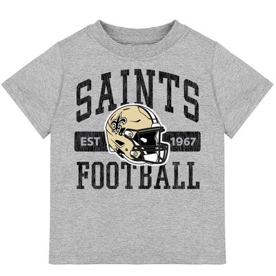 Gerber NFL Toddler Boys' Short Sleeve Tee Shirt, New Orleans Saints, 3T Team Color