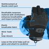 Seibertron 3/4 Finger Padded Palm Lightweight Breathable Climbing Rope Gloves for Climbers, Rock Climbing, Rescue, Adventure, Sailing, Yachting, Paddling, Fishing, Kayaking Sports Black XS view 4