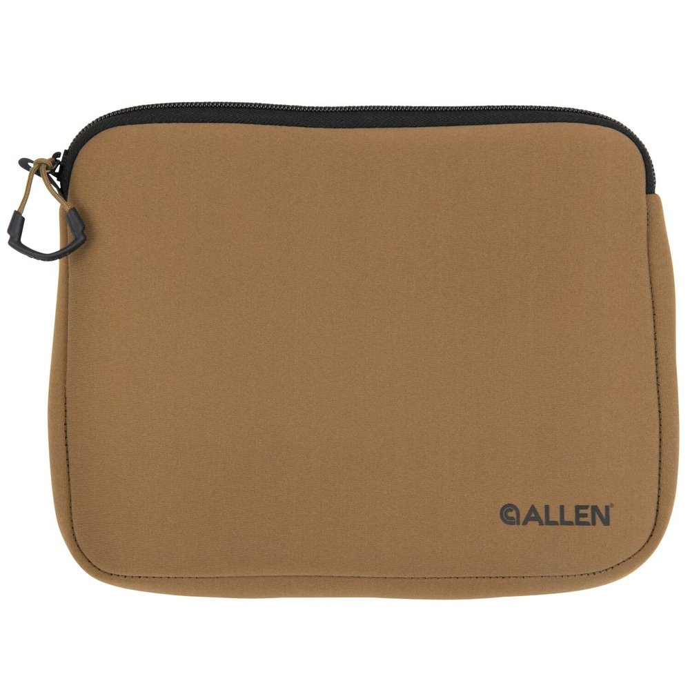 Allen Company Neoprene Pistol Pouch, Full-Size Handguns up to 9, FDE
